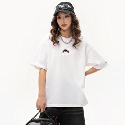 SPRAYGROUND 鲨鱼嘴印花男女短袖T恤