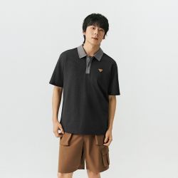 斯凯奇 男士POLO针织短袖运动衫 L226M005