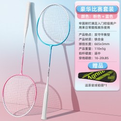 得力 初学升级 2付拍-初学者攻守兼备 羽毛球拍 6212022979377 双拍