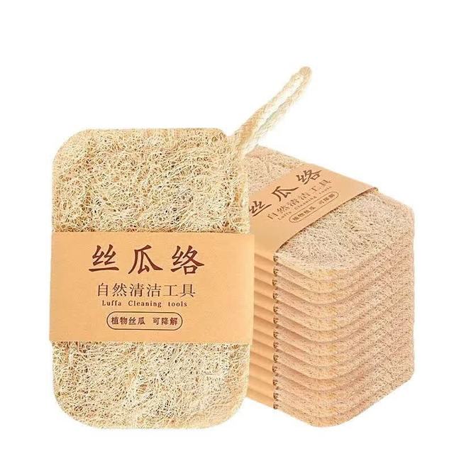 清洁天然神器洗碗去油瓜瓤抹布海绵百洁布