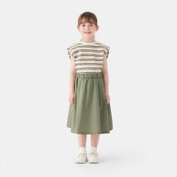 無印良品 MUJI 无印良品 大童 棉素材 半身裙裙子儿童童装纯棉全棉夏