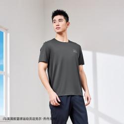 乔丹 运动T恤男士夏季羽毛球健身训练轻薄透气上衣短袖T恤
