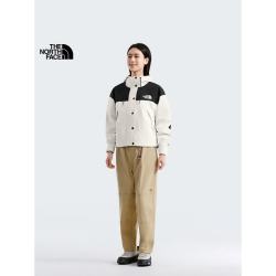 北面 硬壳女2025春夏新款高腰短款挡风防雨耐用耐磨8DGK ROU沙丘白 XXL