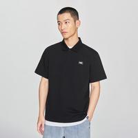Lee 25春夏新品舒适版翻领Logo织标男短袖polo衫休闲