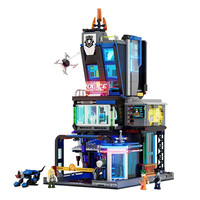 Lumibricks 灯搭 赛博朋克霓虹城系列 17009 赛博警局