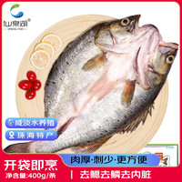 仙泉湖 三去白蕉海鲈鱼400g/条净膛冷冻刺少肉厚特产海鲜水产生鲜食材