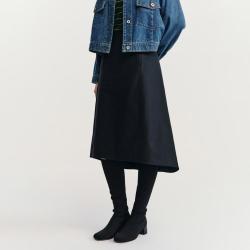 Havva 高腰a字半身裙中长款遮胯显瘦舒适好搭女士裙子2026夏季