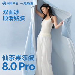 网易严选 可机洗双面凉感果冻被8.0Pro宠物友好夏凉被 150*200cm