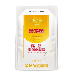 金龙鱼 面粉2斤高筋麦芯小麦粉包子馒头饺子面条家用小袋麦香专业