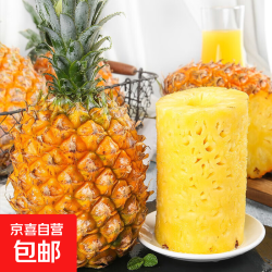 京东 广东徐闻香水菠萝新鲜水果生鲜热带孕妇水果整箱包邮 1个装  净重650g起