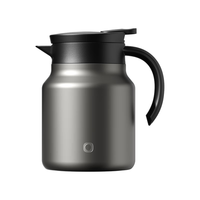 京东京造 陶瓷内胆 茶水分离 灰色 1L 保温壶