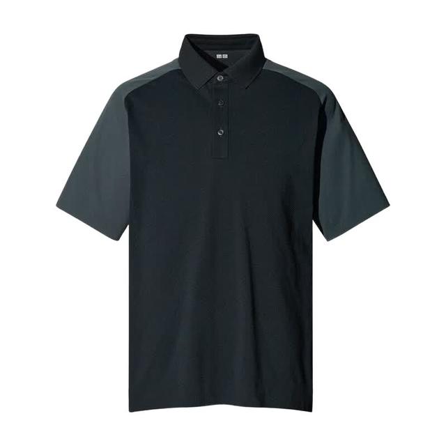 优衣库 AIRism DRY-EX 速干 POLO衫 黑色 L