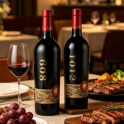 類人首 类人首 大酒窖系列608干红葡萄酒