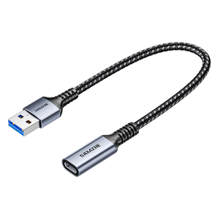 山泽 USB3.2转Type-C转接头 A公转C母 10Gbps