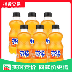 可口可乐 芬达无糖碳酸饮料 300ml*6瓶
