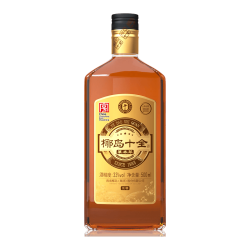 椰岛 十全酒 草本萃取 33度 500mL 养生酒