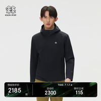 KOLON SPORT 防风 男士软壳衣 黑色BK-男 2XL
