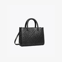 TORY BURCH T MONOGRAM系列 经典提花压花托特包