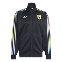 adidas 日本队复古足球休闲文化夹克 黑色 XL