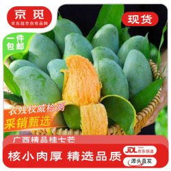 京觅 广西百色桂七芒果 3斤 单果200g+ 新鲜水果