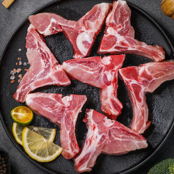 登山黑 国产猪脊骨 1kg 25%含肉率