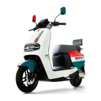 立马电动车 立马 H5三代 72V100ah 红绿 电动摩托车