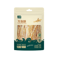 七鲜 龙鱼酥 80g/袋 海鲜零食