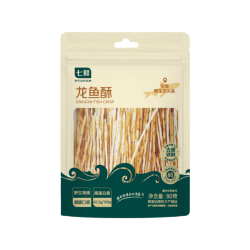 七鲜 龙鱼酥 80g/袋 海鲜零食