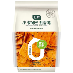 七鲜 小米锅巴500g/袋 （五香味/麻辣味）