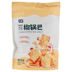 七鲜 花椒味锅巴 200g