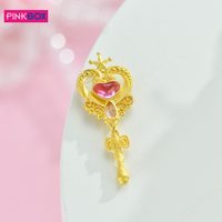 PINKBOX 娉饰珠宝 甜心权杖黄金吊坠 3.54g OGP090(B)