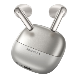 rose technics MIRROR HiFi低延迟 薄暮白 半入耳真无线蓝牙耳机