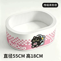 瓜洲牧 白牛卡加深猫抓板猫窝一体 椭圆深坑 超大号