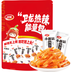 卫龙 小面筋 香辣味 1000g 辣条