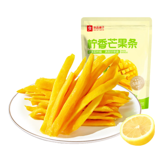良品铺子 柠香芒果条 80g 蜜饯果干