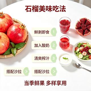 亨迅 突尼斯软籽石榴 四川会理 单果200g+ 净重4.5斤