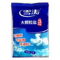 雪涛 未加碘大颗粒粗海盐 1kg 食用盐