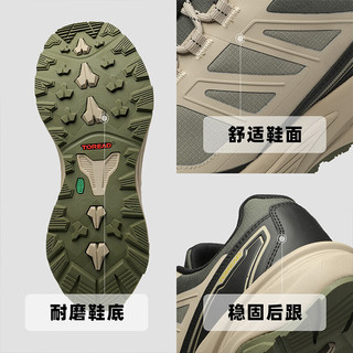 探路者 超轻回弹防滑耐磨 黑色 37码 徒步鞋