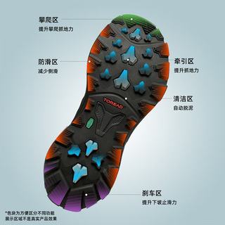 探路者 TFAABO91735 超轻透气防滑耐磨 黑色 41码 徒步鞋