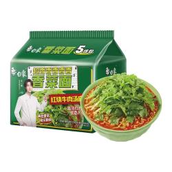 白象 红烧牛肉味香菜面 5袋