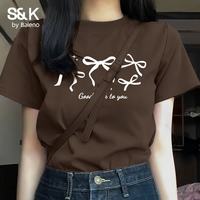 班尼路 S&K 女士短袖T恤 2026年夏季新款