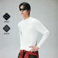 JACK&JONES 杰克琼斯 刺绣半高领 长袖T恤