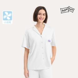 Ubras 夏云棉草本开襟不带胸垫短袖短裤士家居服套装睡衣