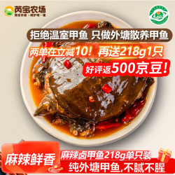 芮宝农场 Ruibao 芮宝农场 汉寿麻辣卤甲鱼 218g