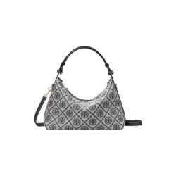 TORY BURCH T MONOGRAM MELLOW 提花肩背包 海军蓝 OS