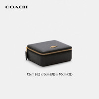 COACH C4470 牛剖层革 黑色 女士手提包