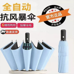 宜享 自动雨伞键全收伞晴雨两用