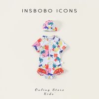 insbobo 女宝泳衣夏薄款女童泳装宝宝游泳衣2026初夏穿搭儿童衣服
