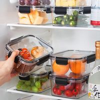 科万鸿 保鲜盒食品级冰箱专用收纳盒冷冻带盖密封盒食物饺子盒蔬菜食品罐 2个装（冷藏冷冻/密封保鲜）
