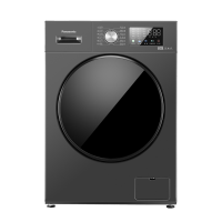 松下 XQG100-800A 10kg大容量 悦目银 滚筒洗衣机